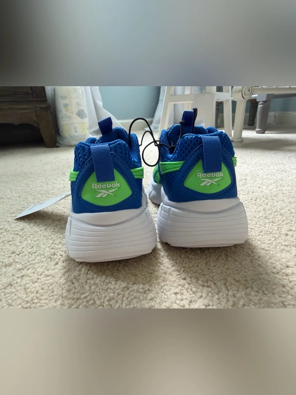 Reebok vibrant green
